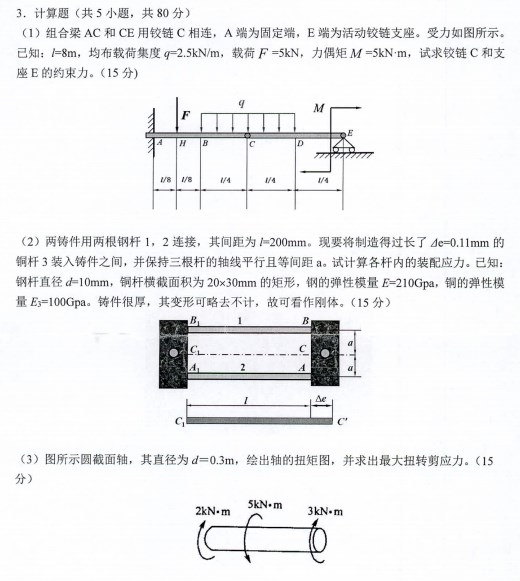 考研专业课真题